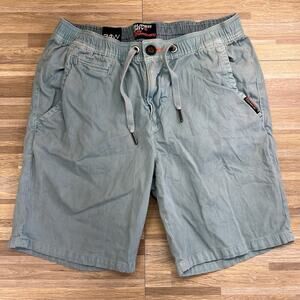 Superdry Men's Sunscorched Chino Shorts Blue 31 W Chino Shorts - JL372